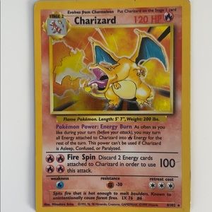 Charizard pokemon base set